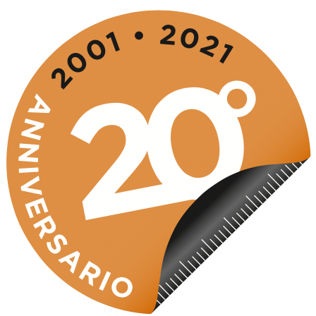 Logo 20esimo anniversario antonello finiture