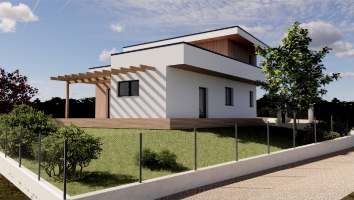 villa in legno due piani albizzate varese bioedilizia