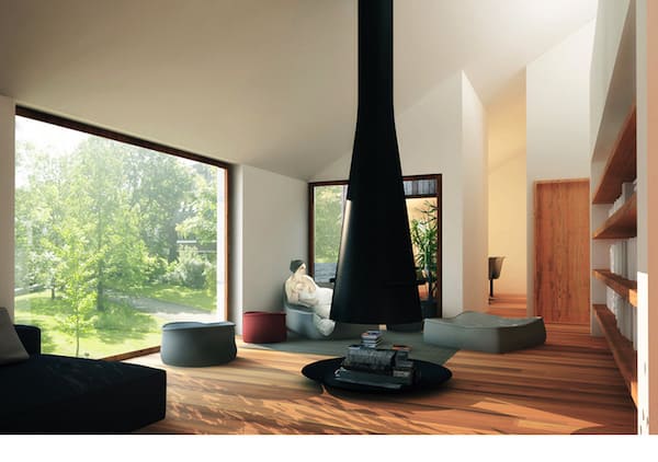 proposta progettuale casa in legno, interni
