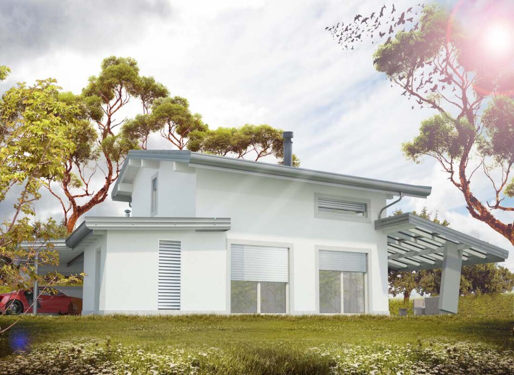 progetto casa in legno abbiategrasso cesare rossi architetto
