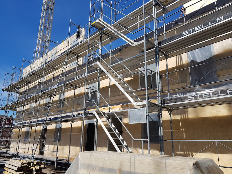 appartamenti in legno a mendrisio in cantiere