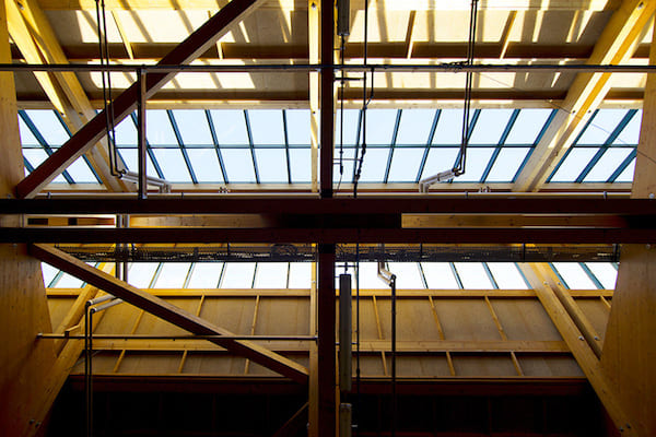 Capannone bioarchitettura albizzate, edificio prefabbricato in legno