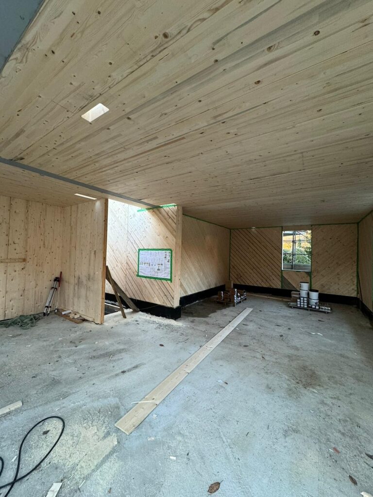 casa in legno lolla di riso lecco solaio interpiano