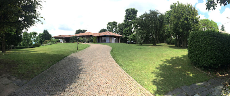 villa in legno e paglia a varese ampliamento progetto render