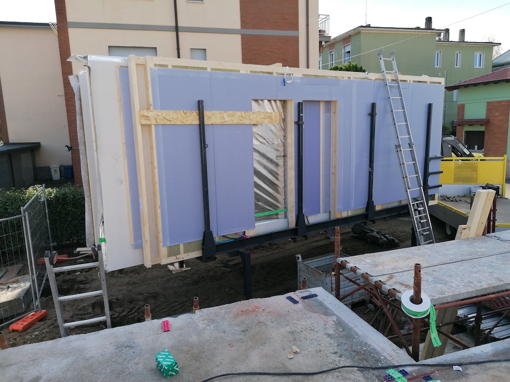sopralzo in legno bergamo pareti a telaio