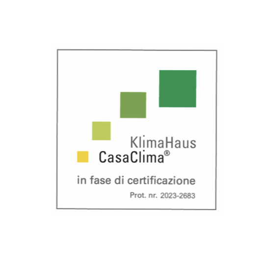 villa in legno bergamo certificazione casaclima gold logo