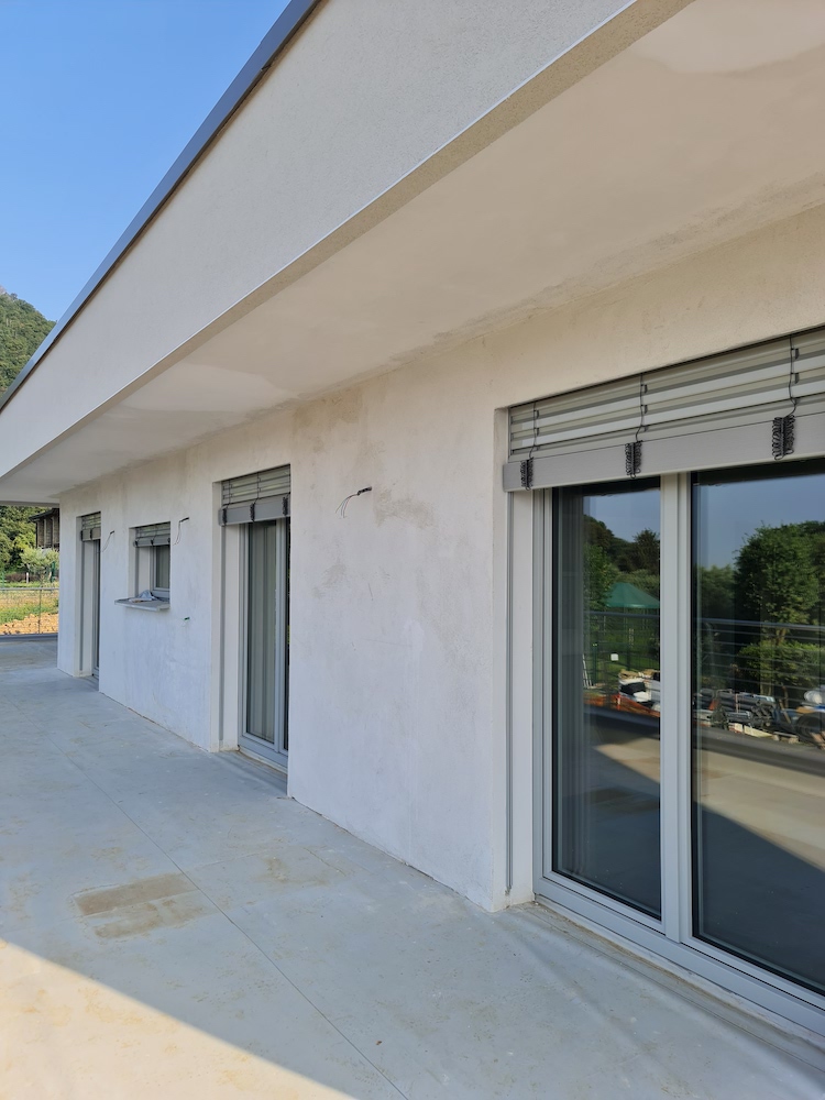 villa legno casaclima gold bergamo cantiere quasi ultimato