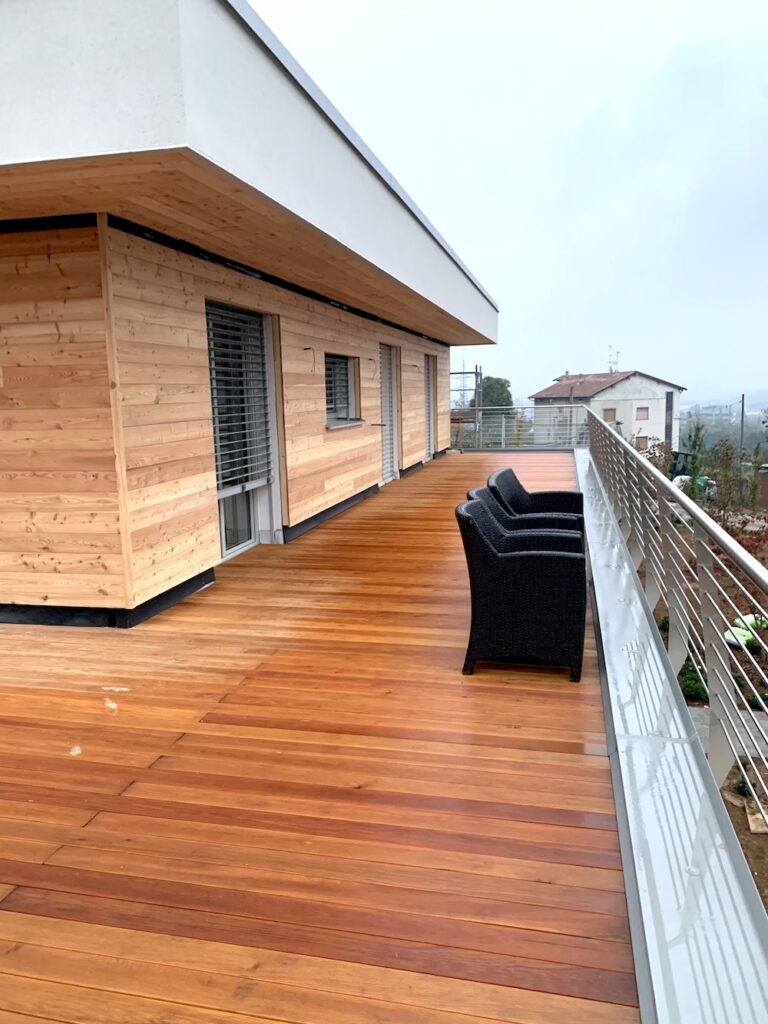 villa legno casaclima gold bergamo rivestimento in legno