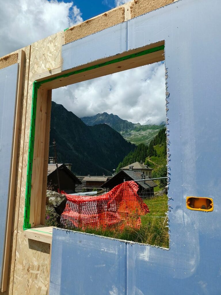 villa legno verbano cusio ossola pareti a telaio