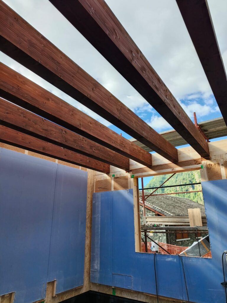 villa bioedilizia verbano cusio ossola antrona schieranco cantiere