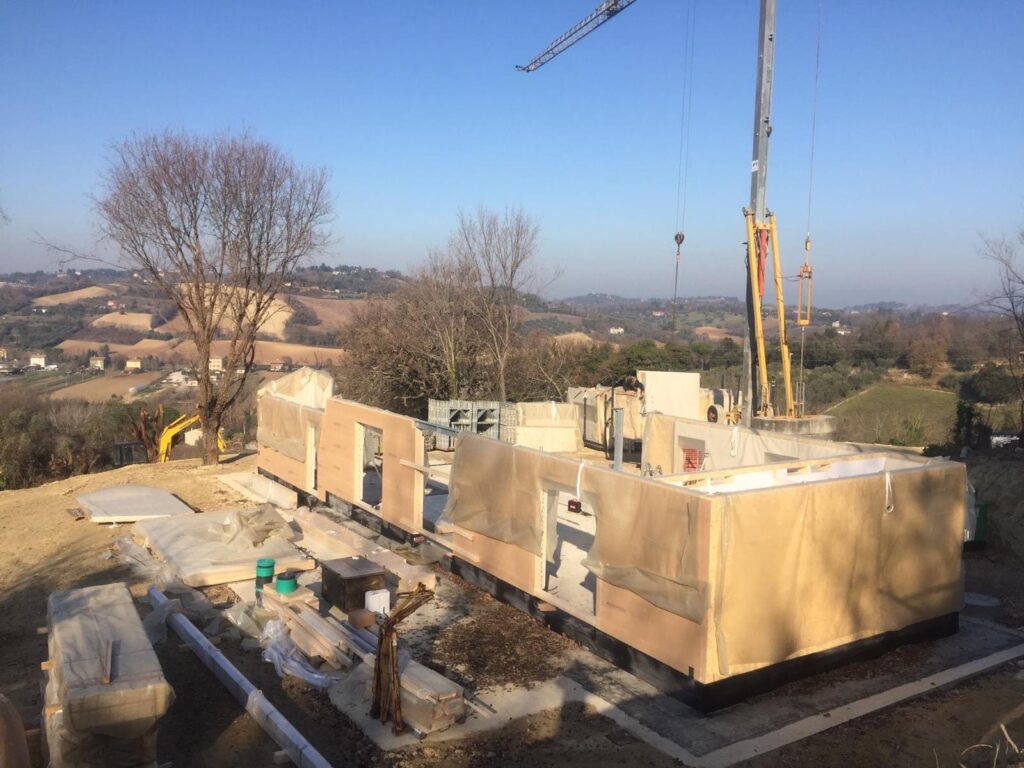 villa in legno pesaro urbino