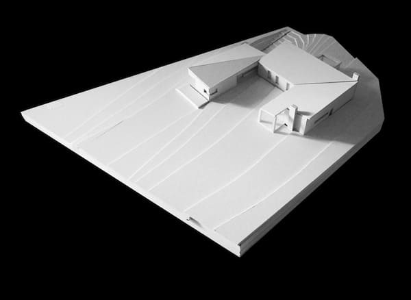 maquette di studio progetto ampliamento in legno