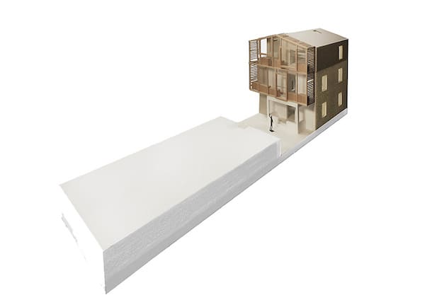 Maquette di studio: progetto sopralzo in legno a Varese LCA architetti